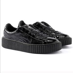 Puma by Rihanna creeper cracked leather